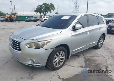 2013 Infiniti Jx35 z USA, uszkodzony, nr VIN 5N1AL0MM2DC345023
